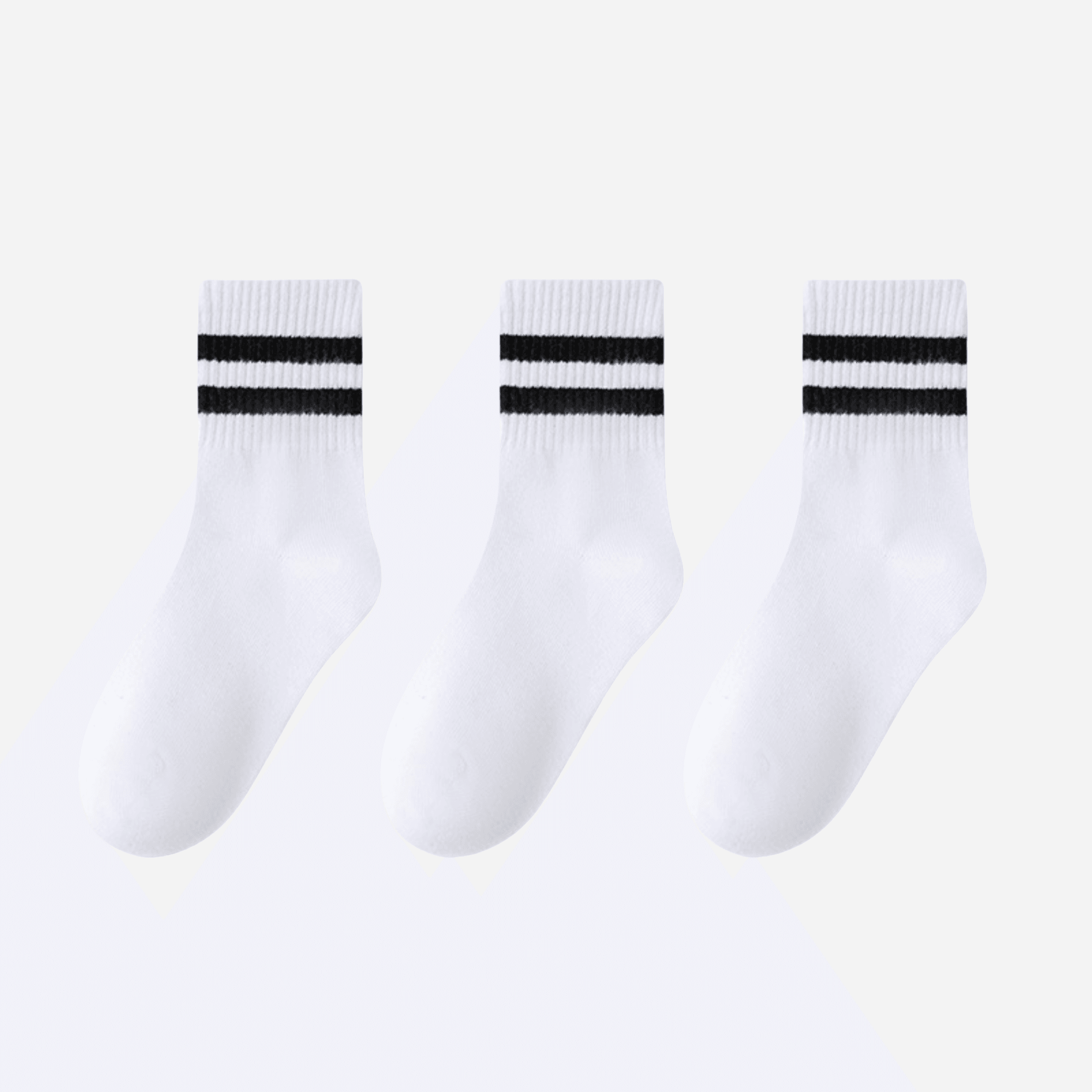 Kid's Retro Stripe Crew Socks - 3 Pairs - Weavasocks
