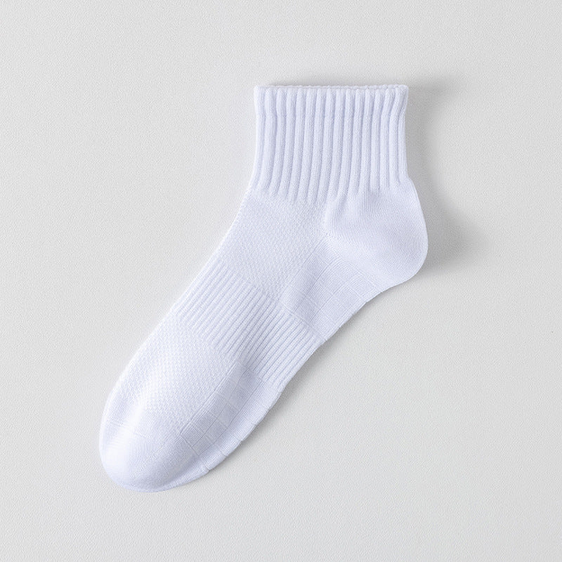 "Titan Mesh" Big & Tall Men's Ankle Socks - product photo showing breathable mesh comfort