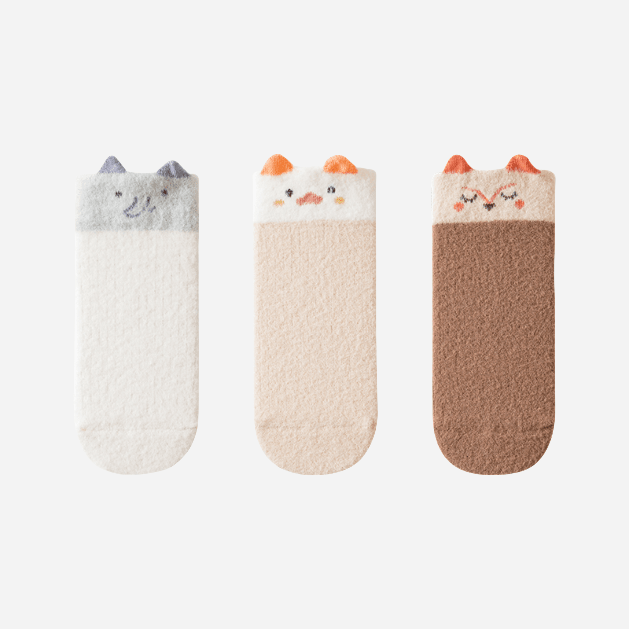 Babies Snoozy Woodland Socks-3 Pack - Weavasocks
