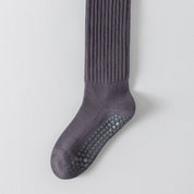 Women's Terry-Lined Pilates 92% Cotton Socks - product photo showing cushioned comfort