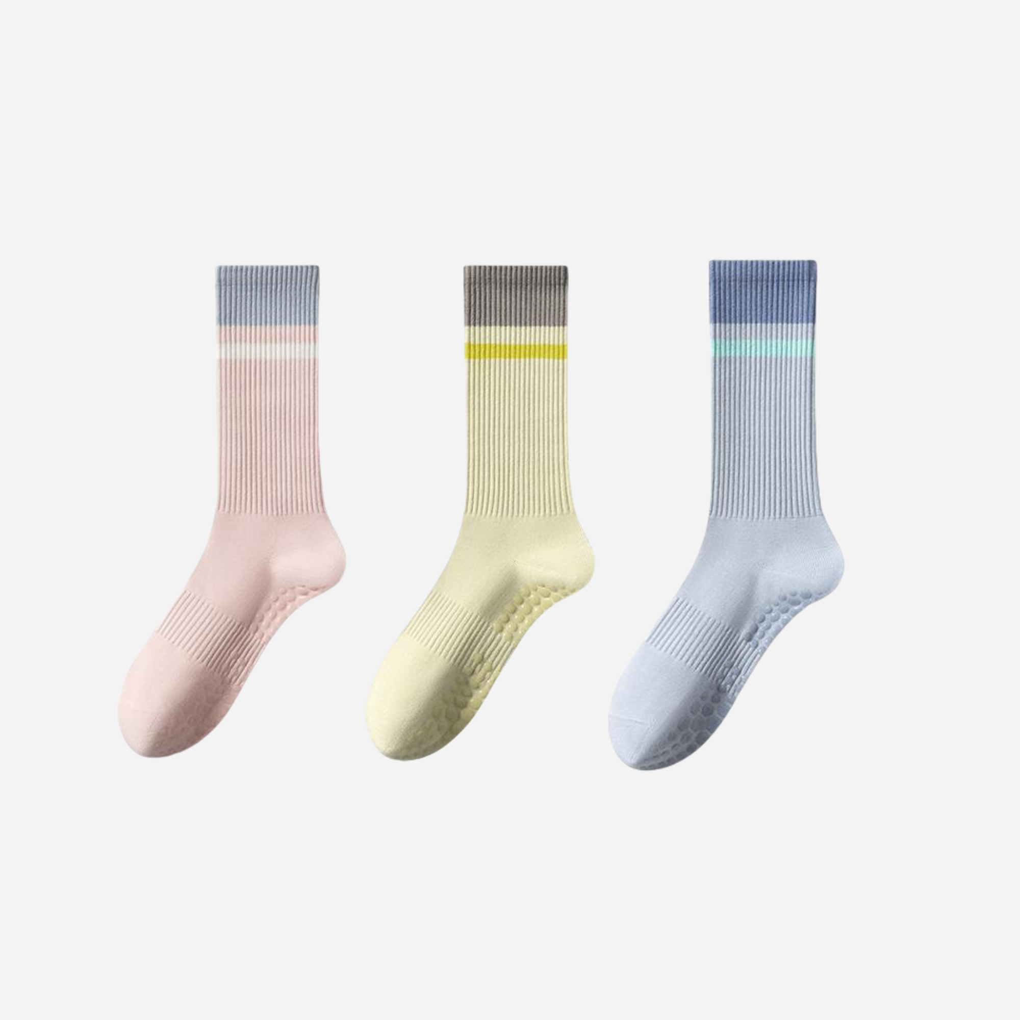 Women's Non-Slip Yoga Grip Socks-3 Pack