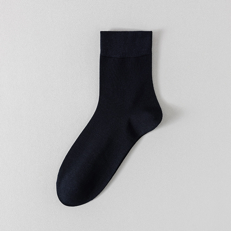 Men's 60% Bamboo Fiber Anti-Odor Crew Socks - product photo showing secure grip comfort