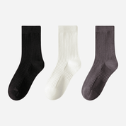 Kid's Unisex Ribbed Socks - 3 Pairs - Weavasocks