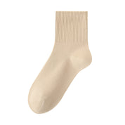 Women's 98% Cotton Essential Solid Quarter Socks