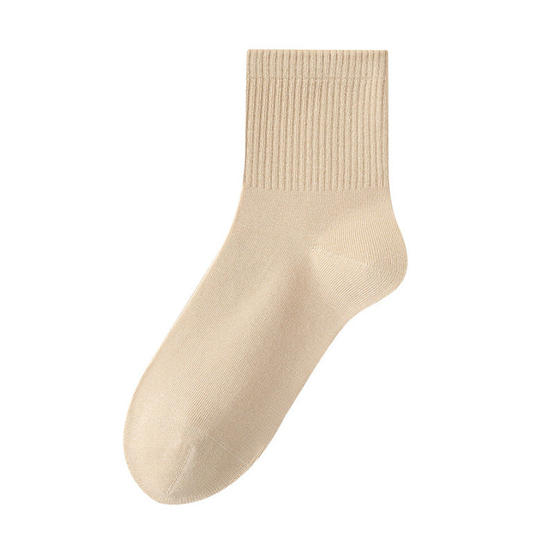 Women's 98% Cotton Essential Solid Quarter Socks