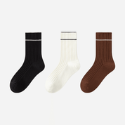 Kid's Modern Basic Crew Socks - 3 Pairs - Weavasocks