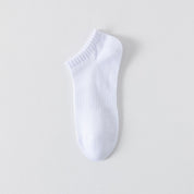 "Titan Mesh" Big & Tall Men's Low-Cut Socks - product photo showing breathable mesh comfort