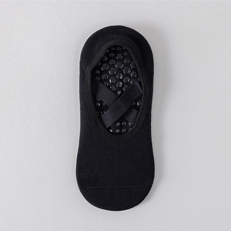 92% Cotton Cushioned Anti-Slip Yoga Socks
