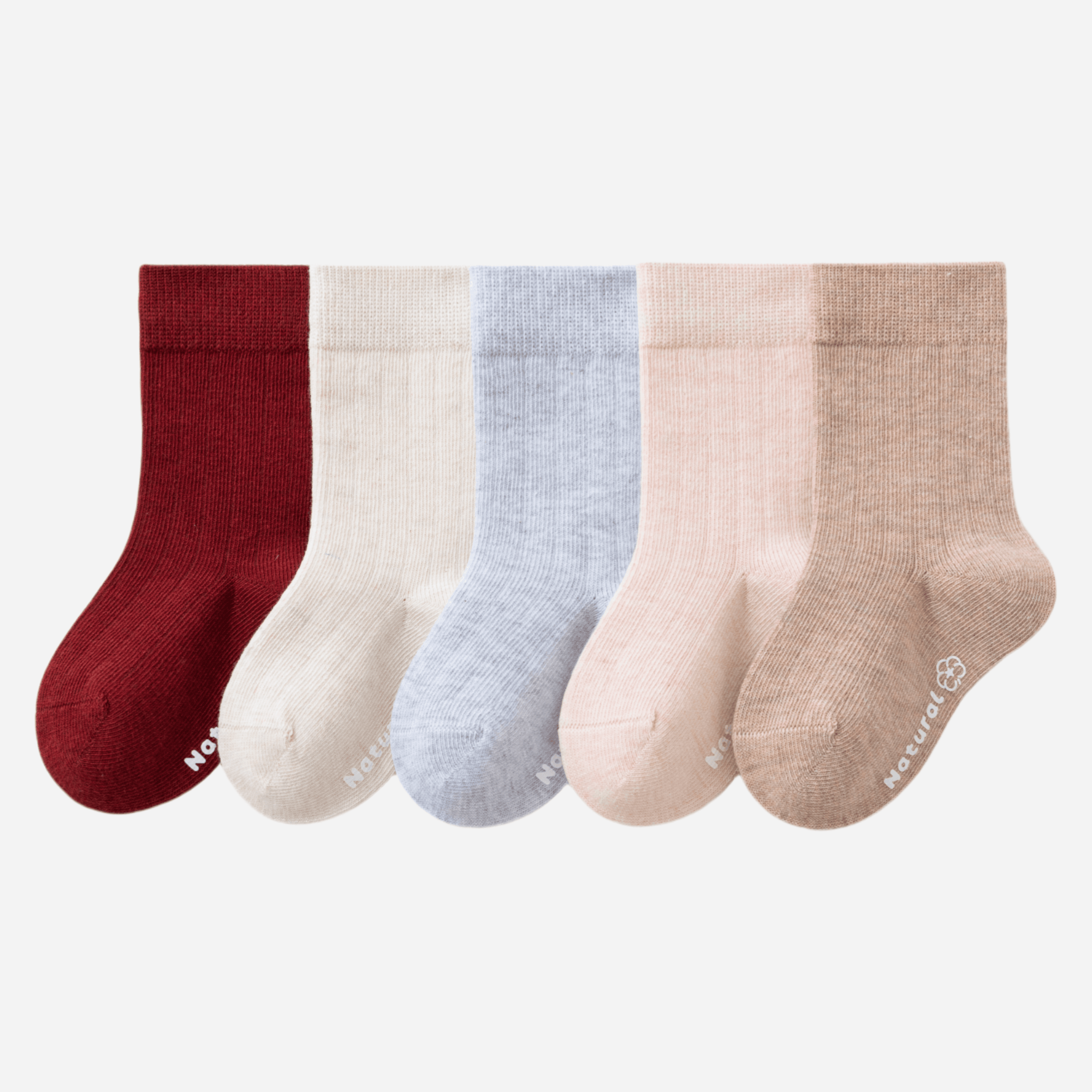 Babies Natural Essentials Socks-5 Pack - Weavasocks