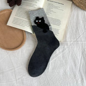 Peeking Cat Socks