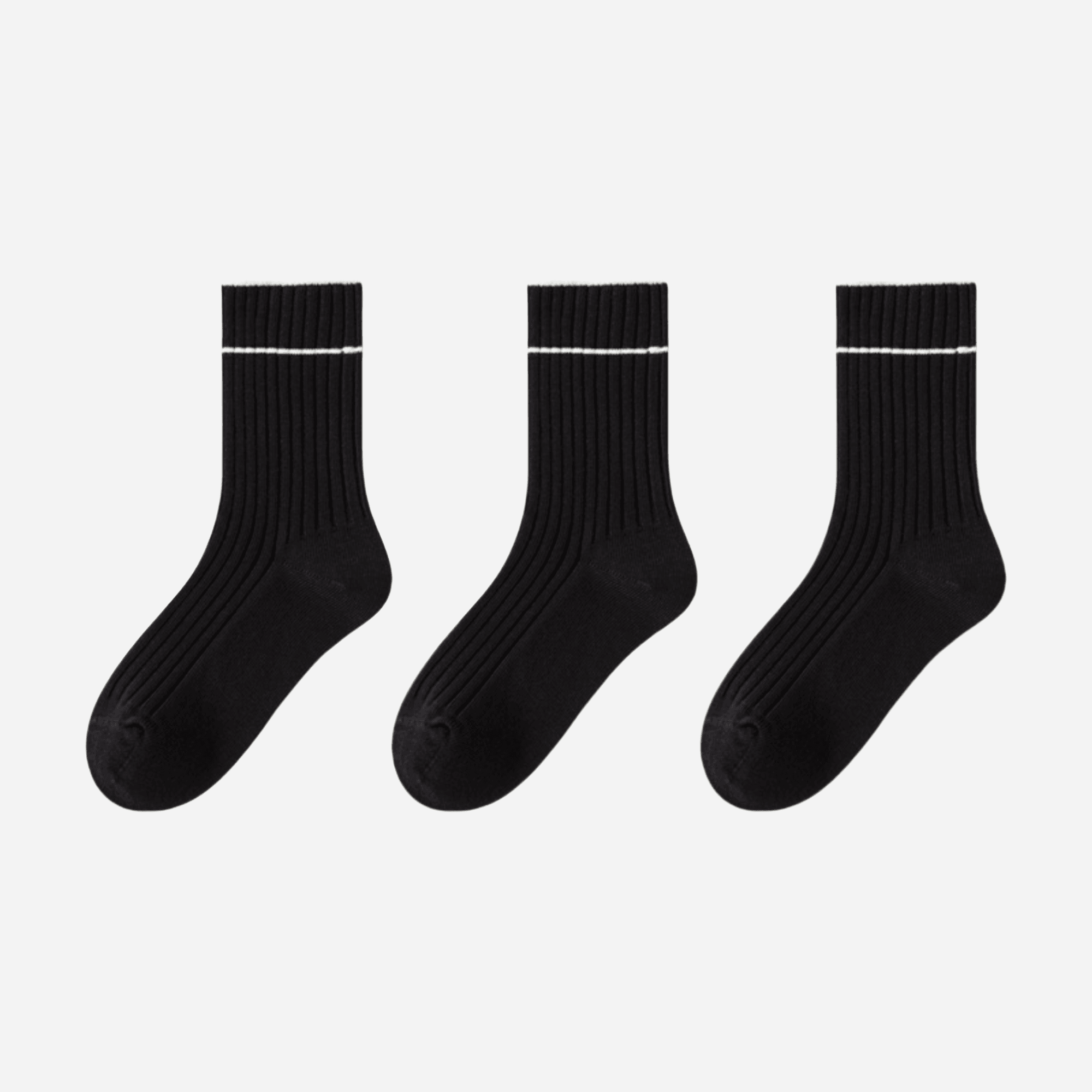 Kid's Modern Basic Crew Socks - 3 Pairs - Weavasocks
