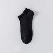 "Titan Mesh" Big & Tall Men's Low-Cut Socks - product photo showing breathable mesh comfort