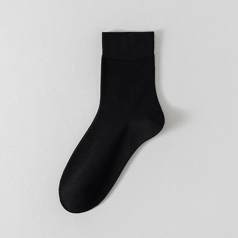 Men's 60% Bamboo Fiber Anti-Odor Crew Socks - product photo showing secure grip comfort