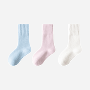 Kid's Ultra Soft Fuzzy Crew Socks - 3 Pairs - Weavasocks