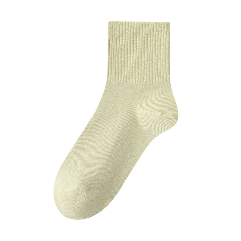 Women's 98% Cotton Essential Solid Quarter Socks