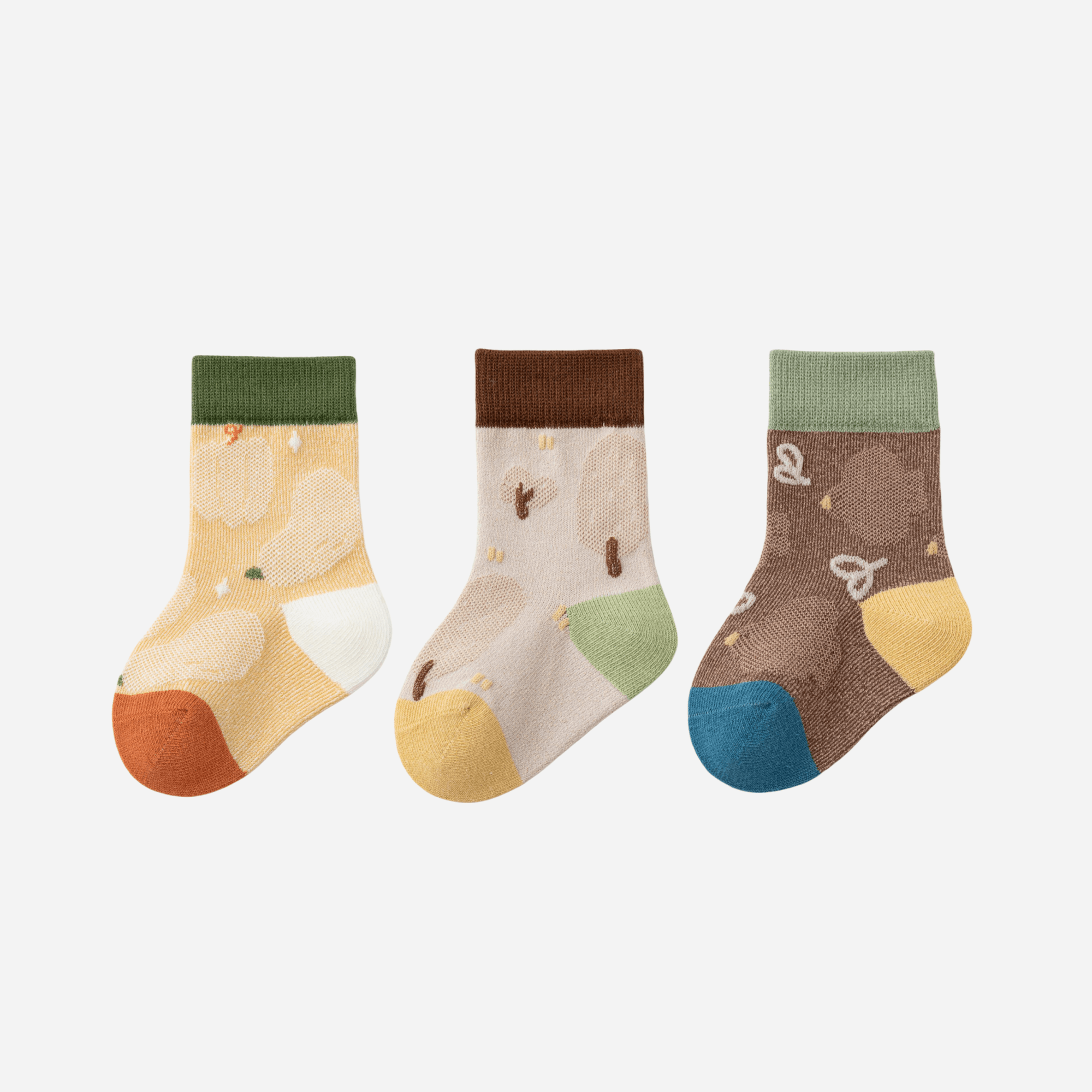 Babies' Forest Fiesta Ankle Socks -3 Pack - Weavasocks