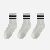 Kid's Retro Stripe Crew Socks - 3 Pairs - Weavasocks