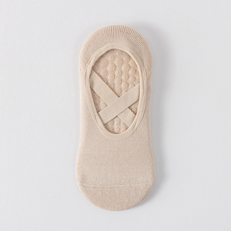 92% Cotton Cushioned Anti-Slip Yoga Socks
