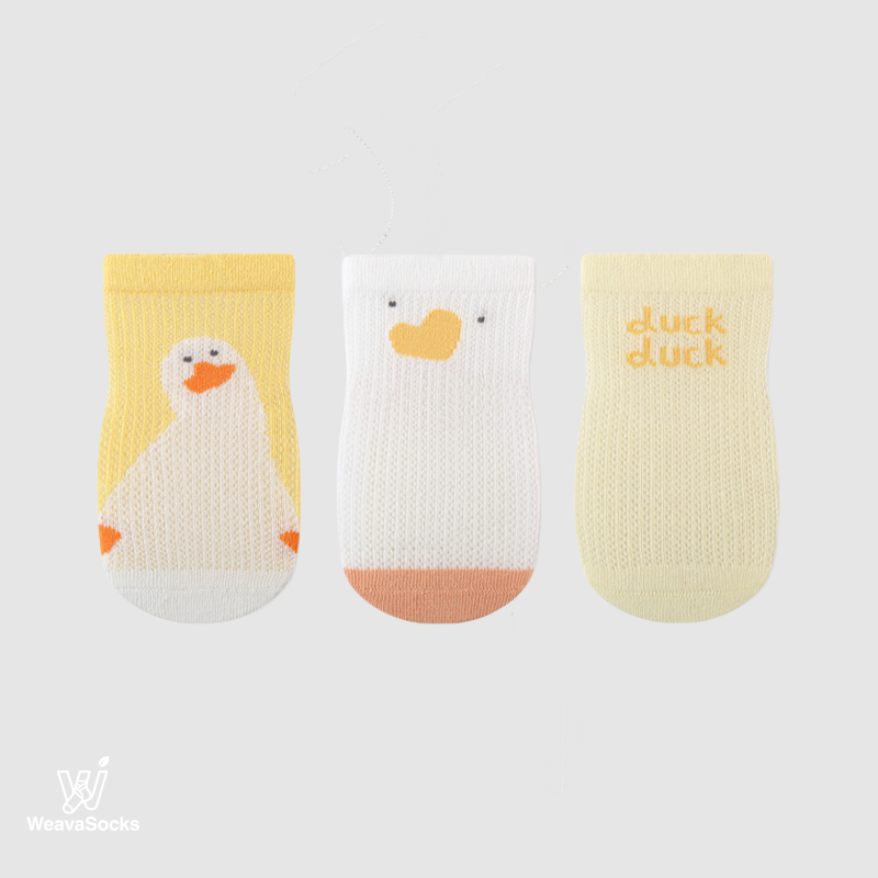 Babies' Mesh Grip Socks-3 Pack