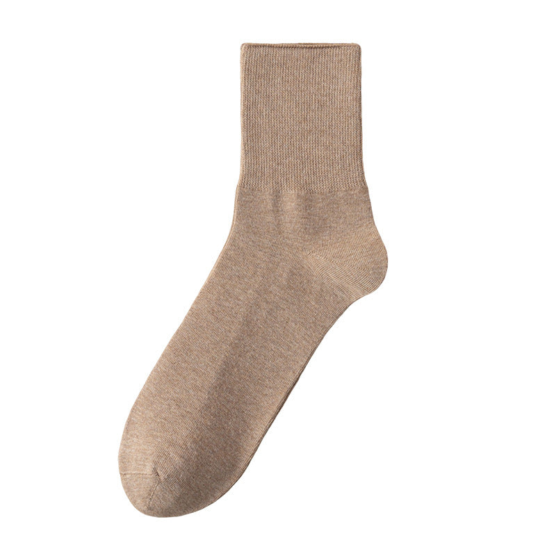 Men's Big & Tall 98% Cotton Loose Top Socks