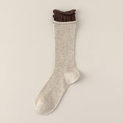 Women's Ultra-Thin "Airy" Rolled Cuff Slouch Socks