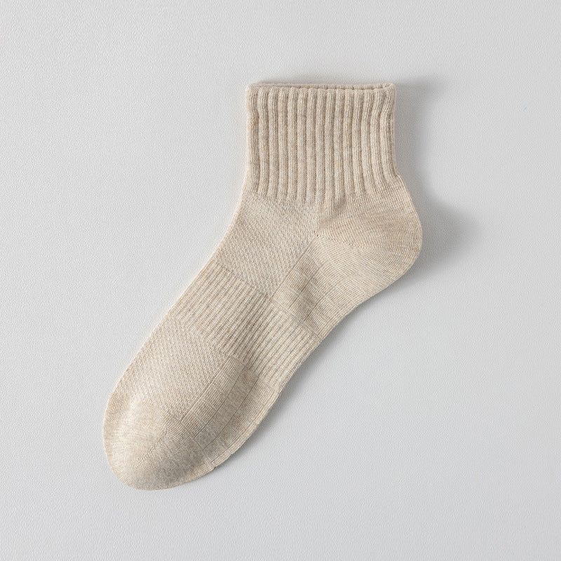 "Titan Mesh" Big & Tall Men's Ankle Socks - product photo showing breathable mesh comfort