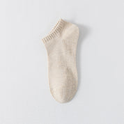 "Titan Mesh" Big & Tall Men's Low-Cut Socks - product photo showing breathable mesh comfort