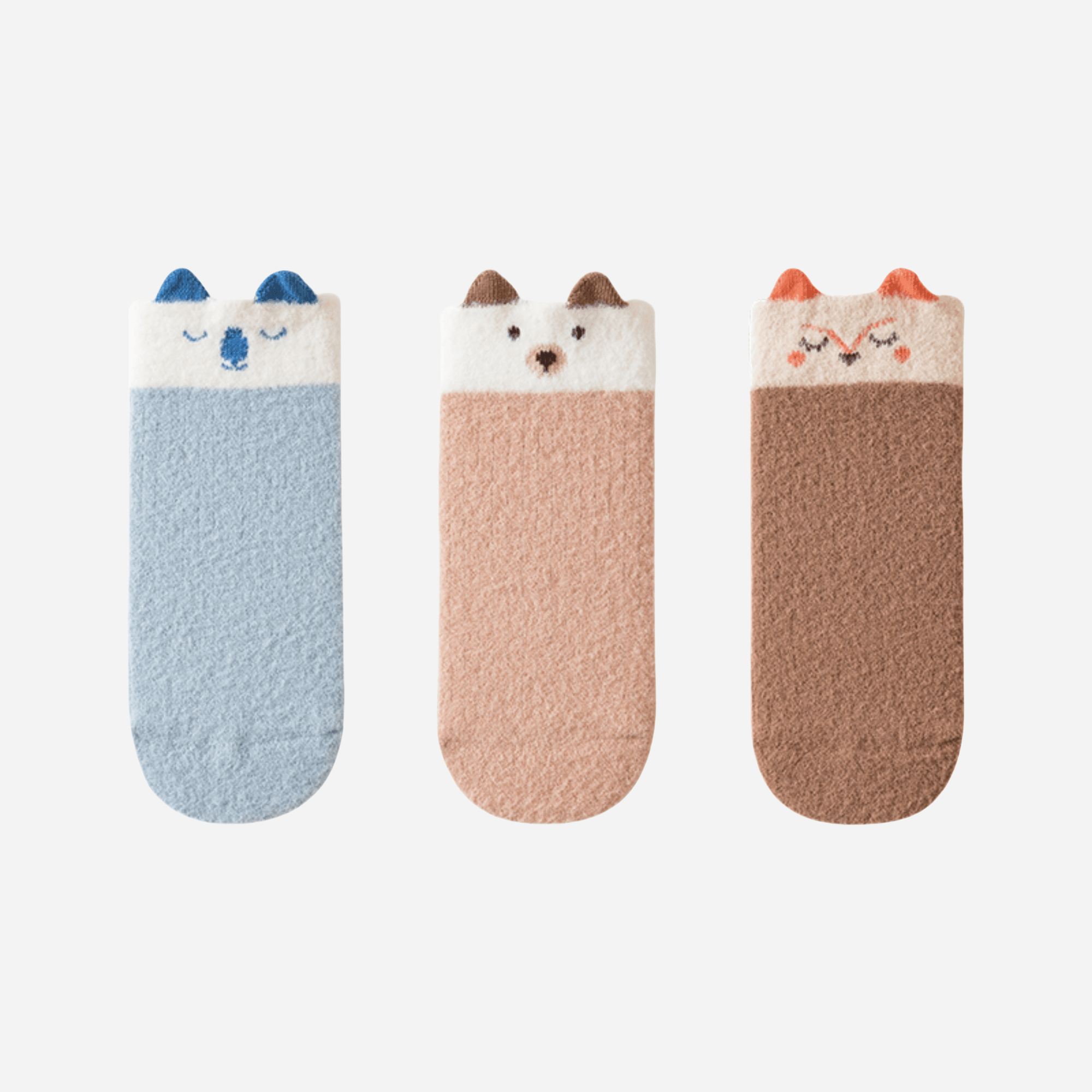 Babies Snoozy Woodland Socks-3 Pack - Weavasocks