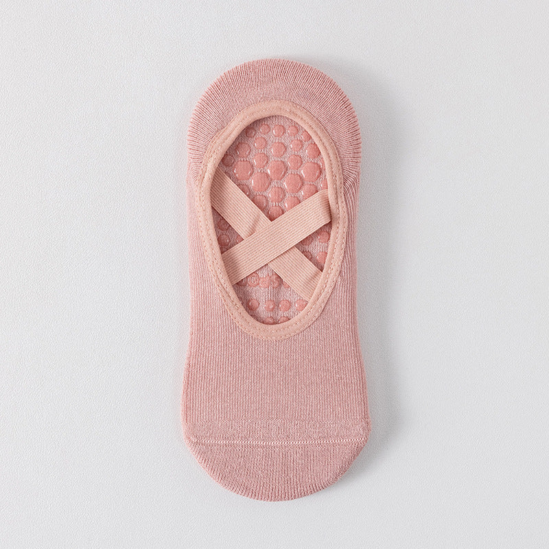 92% Cotton Cushioned Anti-Slip Yoga Socks