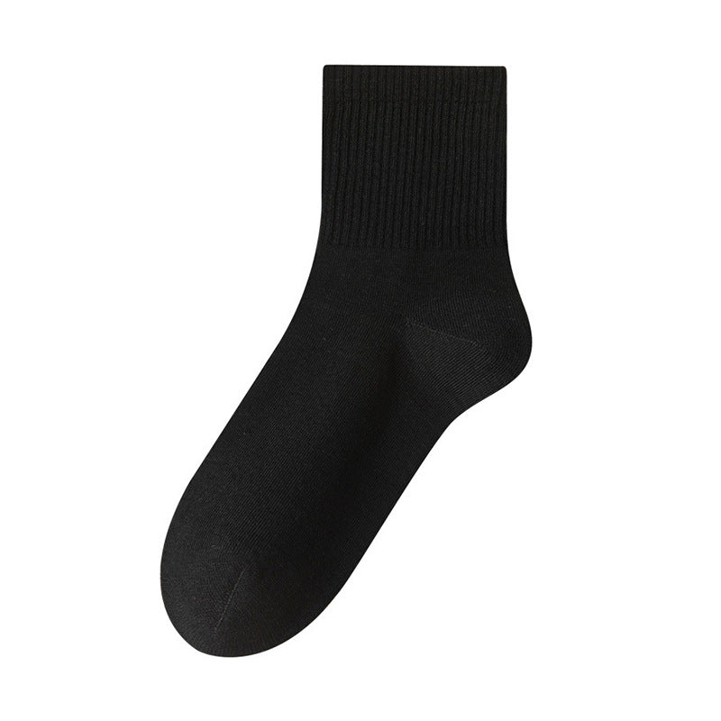 Women's 98% Cotton Essential Solid Quarter Socks