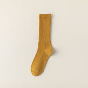 Women's 95% Cotton Heathered Long Crew Socks