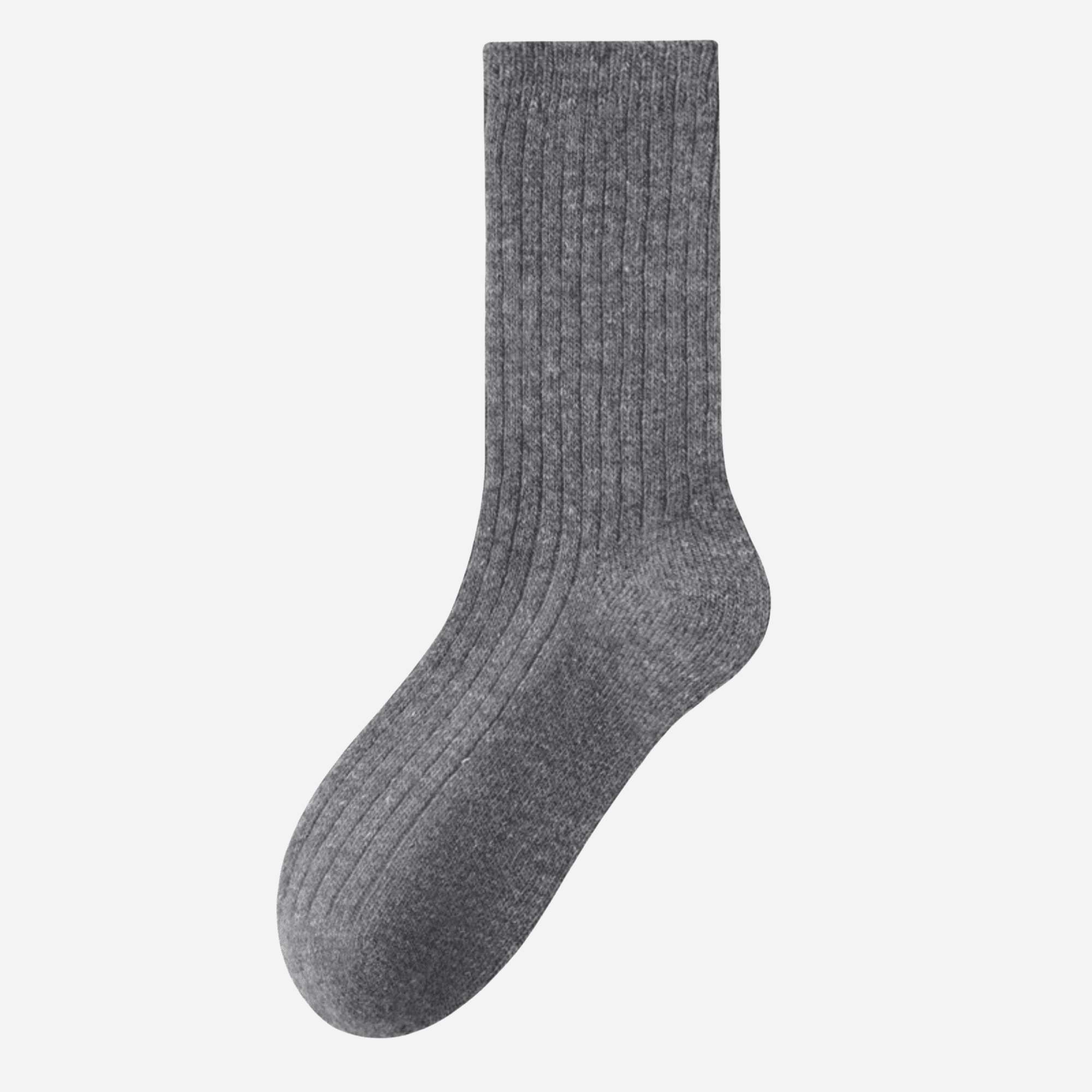Women's Classic Merino Wool Ribbed Socks - Single Pair