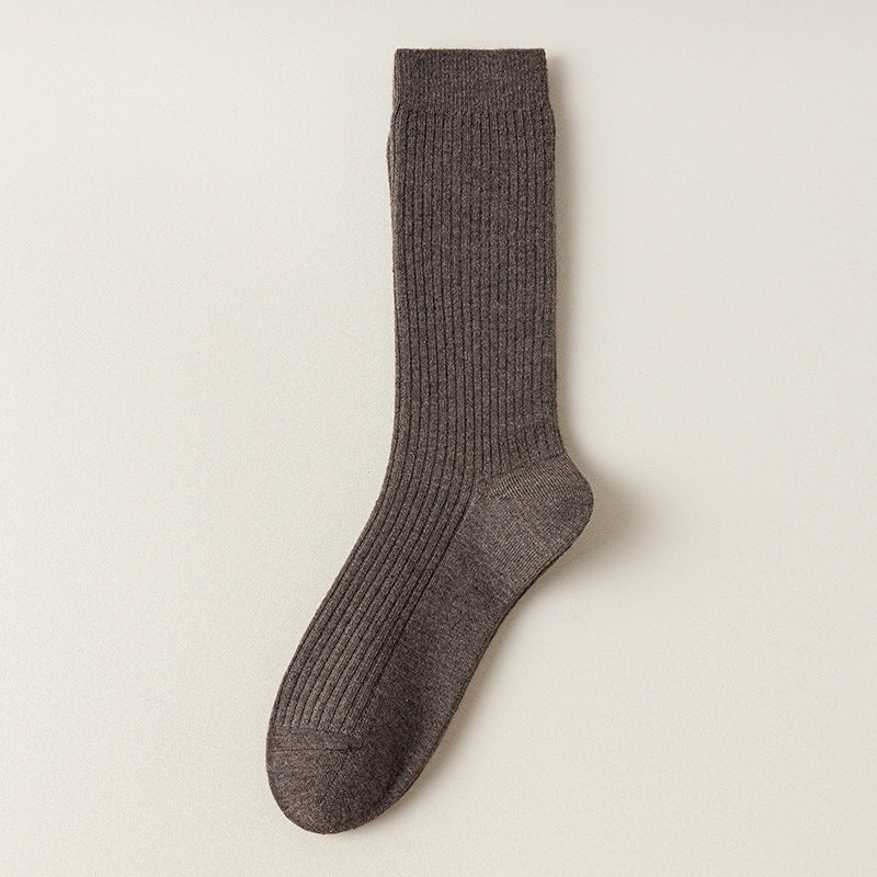 41% Wool Brushed "Fuzzy" Slouch Socks