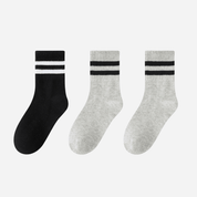 Kid's Retro Stripe Crew Socks - 3 Pairs - Weavasocks