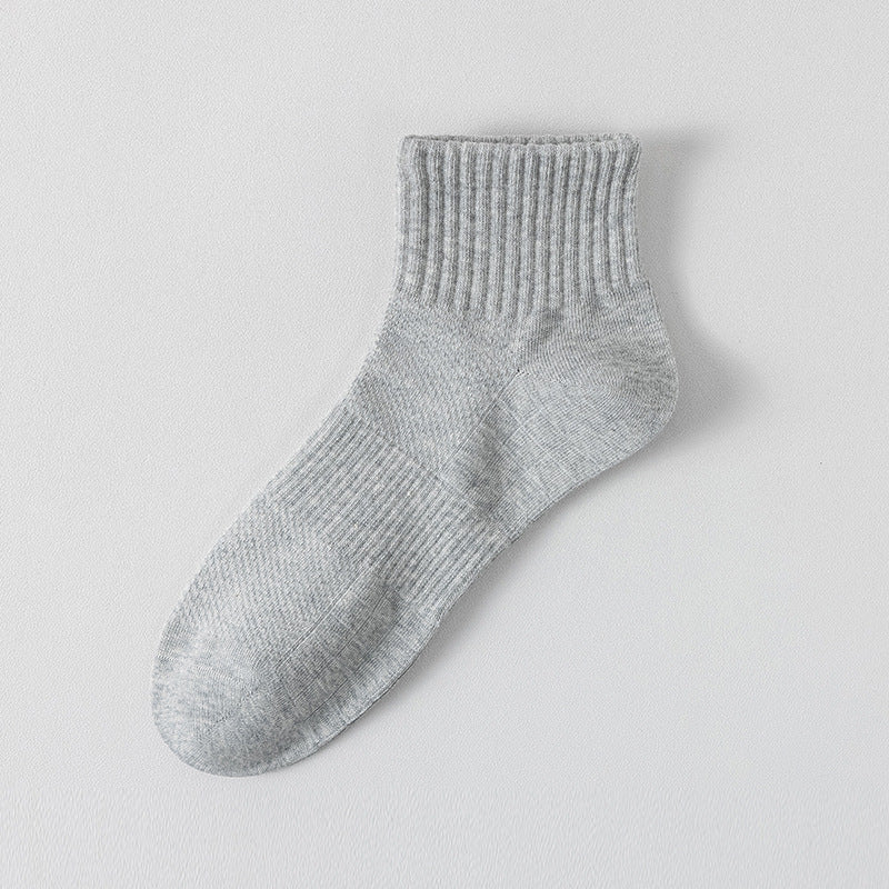 "Titan Mesh" Big & Tall Men's Ankle Socks - product photo showing breathable mesh comfort