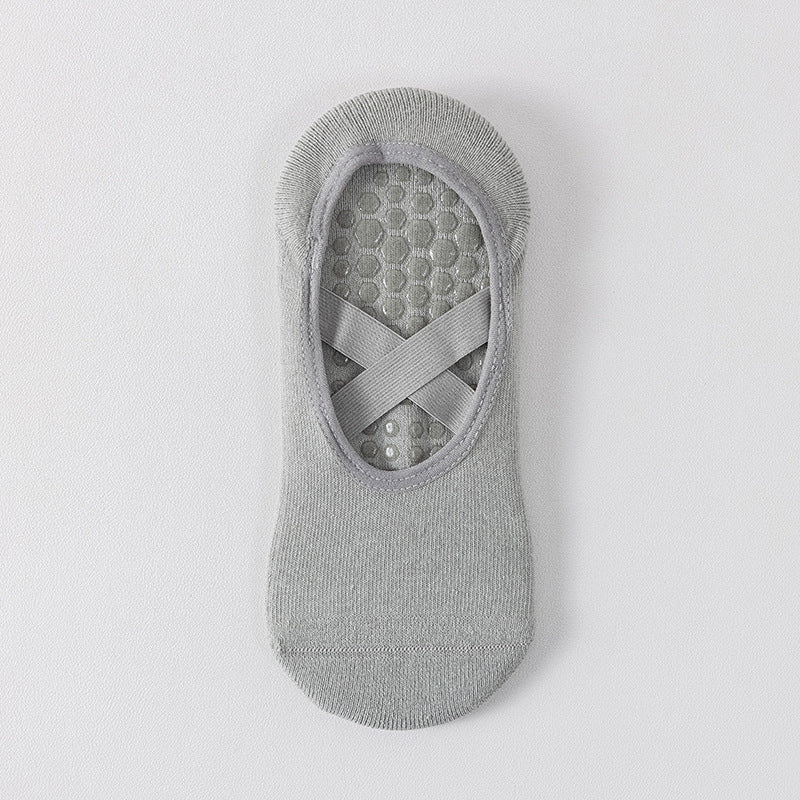 92% Cotton Cushioned Anti-Slip Yoga Socks