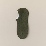 Men's 92% Cotton Heather Invisible Socks