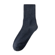 Men's Big & Tall 98% Cotton Loose Top Socks