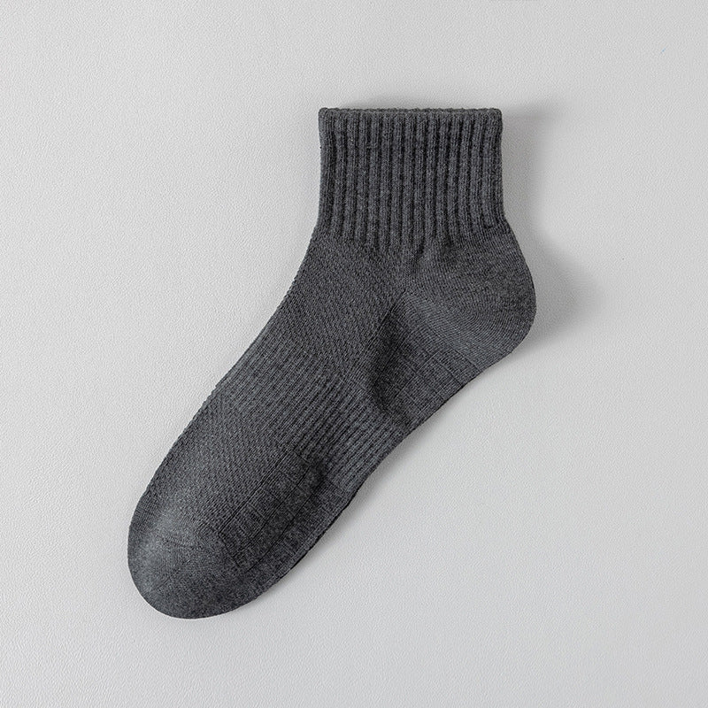 "Titan Mesh" Big & Tall Men's Ankle Socks - product photo showing breathable mesh comfort
