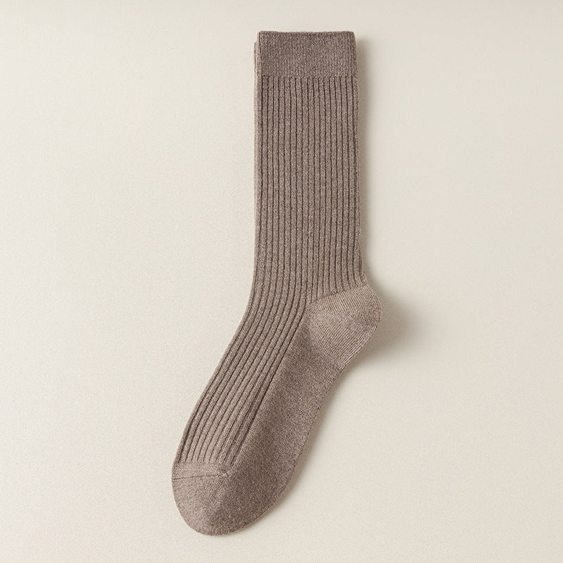 41% Wool Brushed "Fuzzy" Slouch Socks