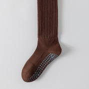 Women's Terry-Lined Pilates 92% Cotton Socks - product photo showing cushioned comfort