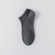 "Titan Mesh" Big & Tall Men's Low-Cut Socks - product photo showing breathable mesh comfort