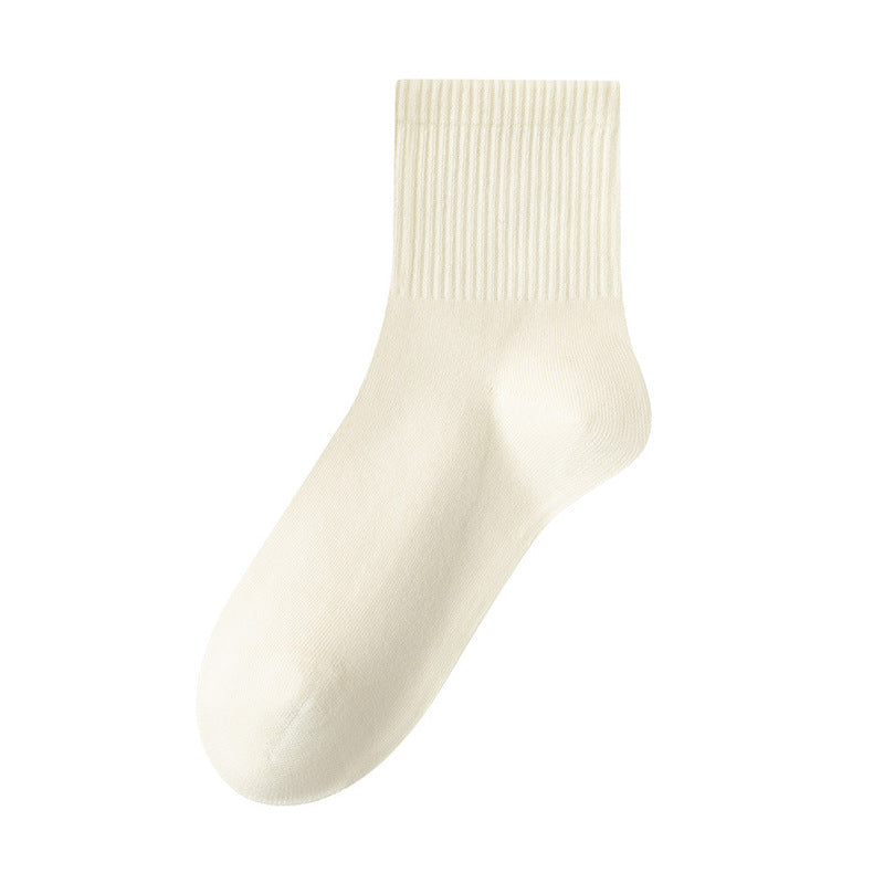 Women's 98% Cotton Essential Solid Quarter Socks