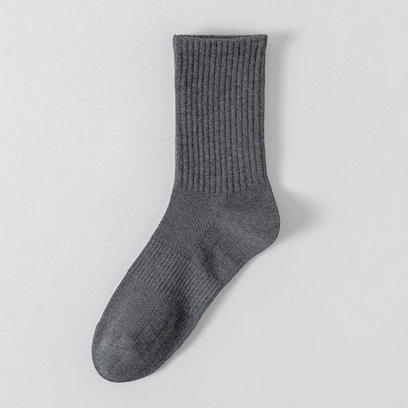 "Titan Mesh" Big & Tall Men's Crew Socks - product photo showing breathable mesh comfort