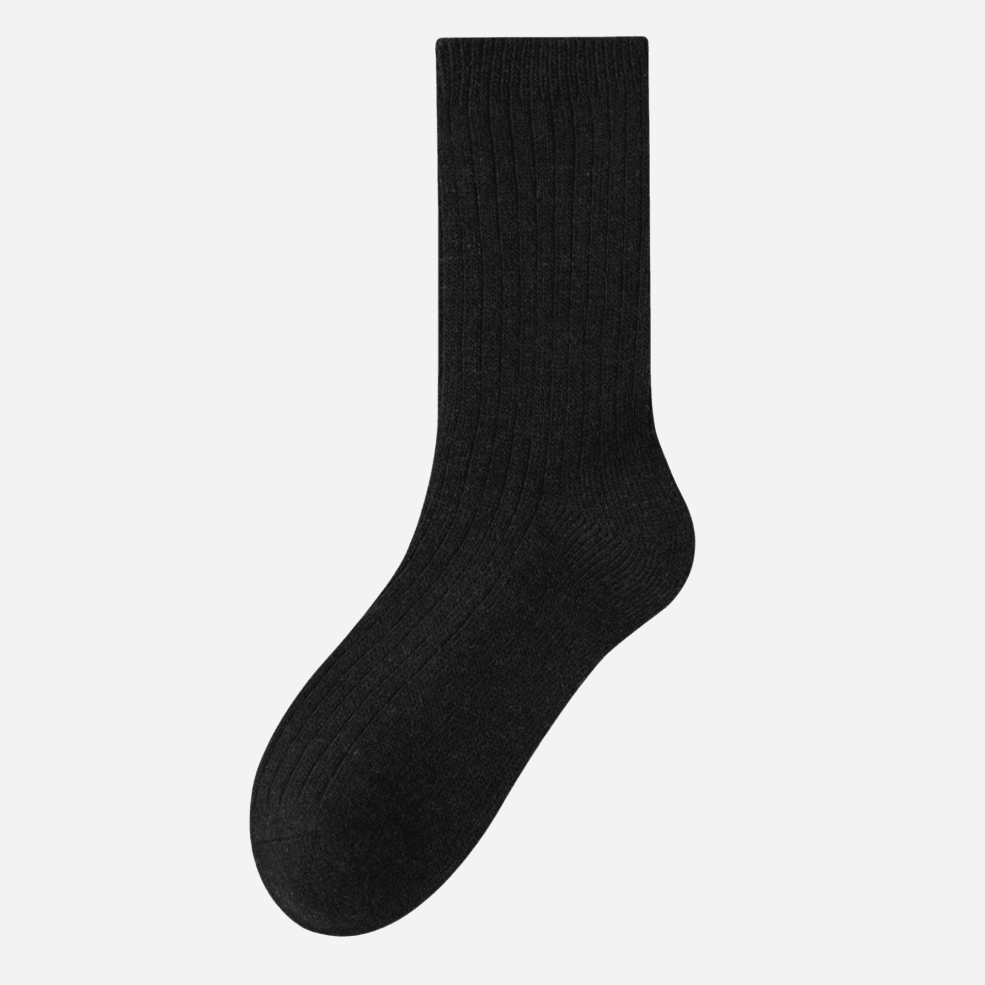 Women's Classic Merino Wool Ribbed Socks - Single Pair