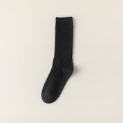Women's 95% Cotton Heathered Long Crew Socks
