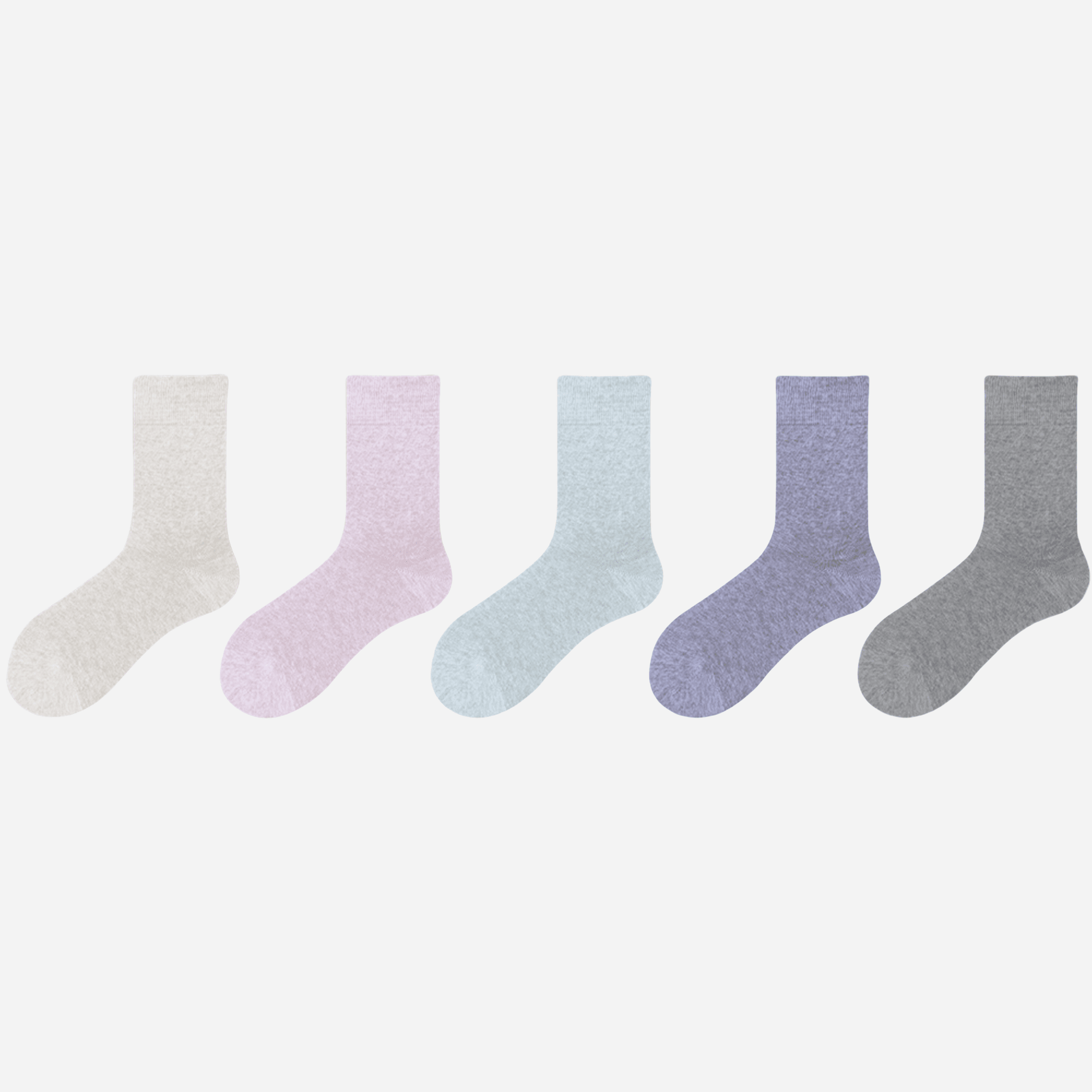 Women's Cloud-Soft Heathered Socks - 5 Pairs