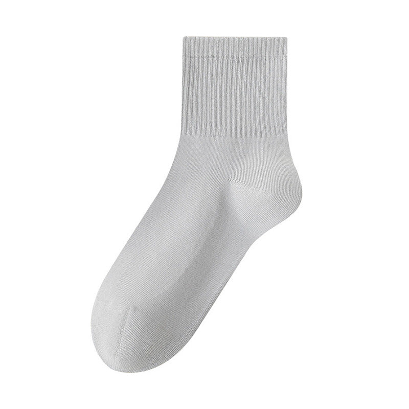 Women's 98% Cotton Essential Solid Quarter Socks