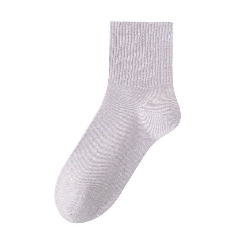 Women's 98% Cotton Essential Solid Quarter Socks