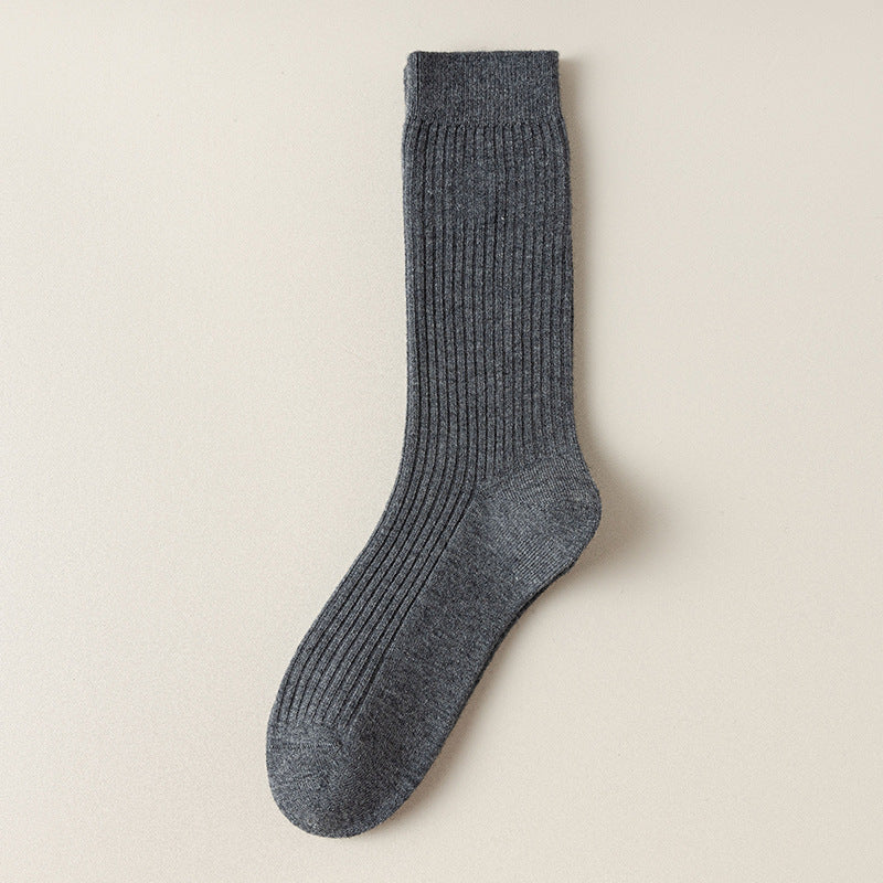 41% Wool Brushed "Fuzzy" Slouch Socks